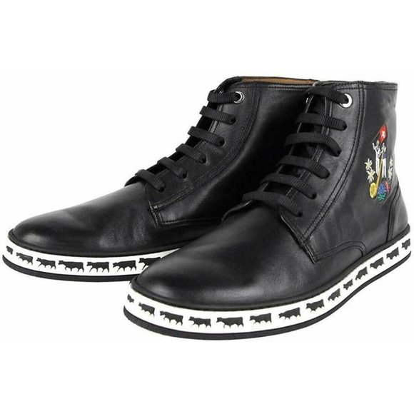 Bally Men's Animal Collection High-Top Sneakers - Picture 3 of 8